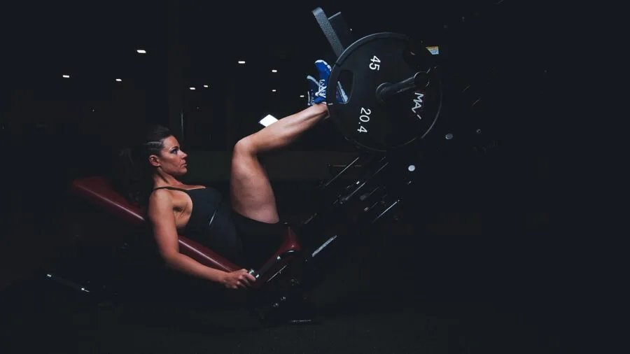 Athlete perspiring heavily during intense martial arts or sports training session