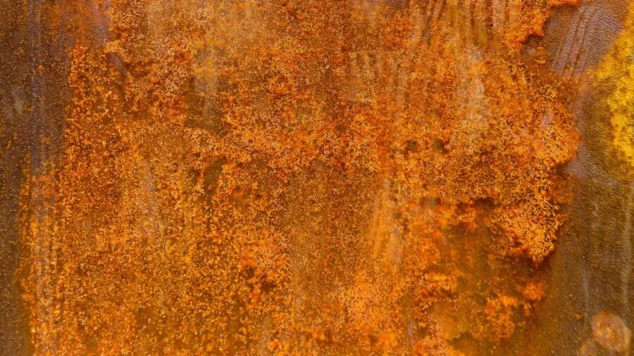 Close-up of aged leather material showing natural patina and texture development over time