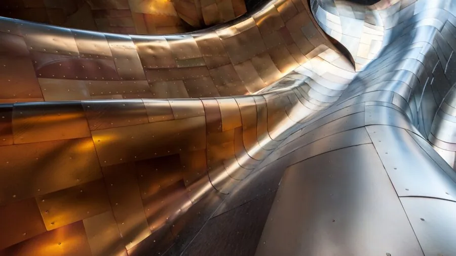 Close-up of precise metal joints and welding detail showing quality construction and durability