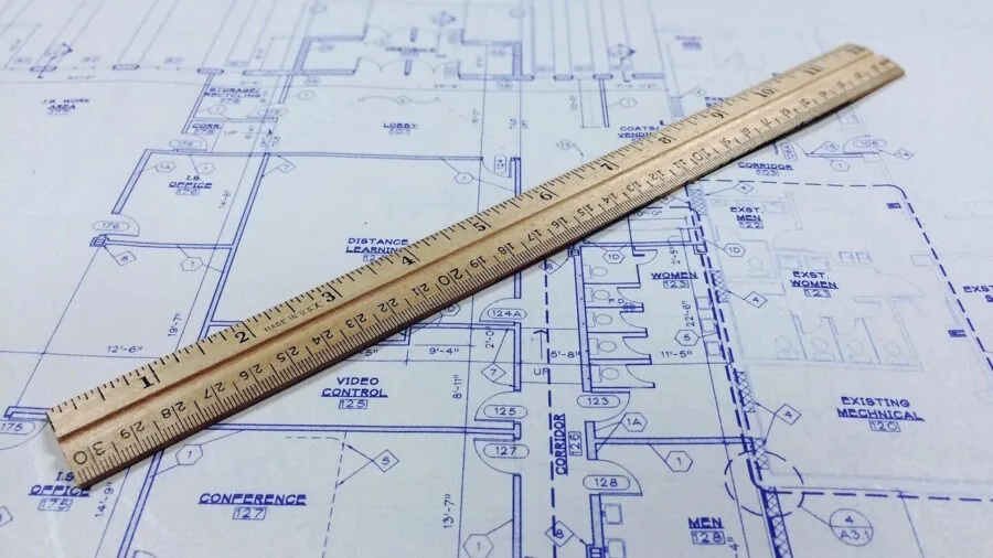 Close-up of precision measuring tools and calibration equipment on work surface