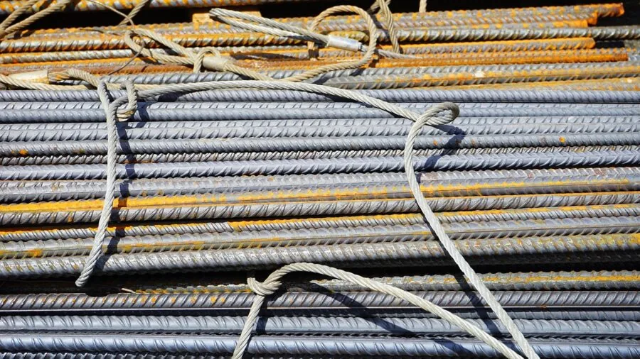 Close-up of soccer goal frame showing different material textures and construction durability