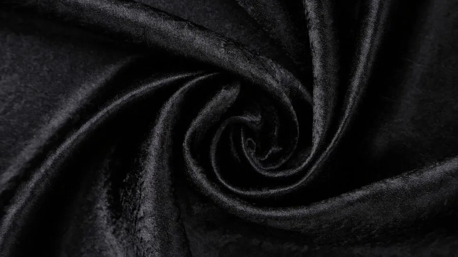 Close-up view of different fabric textures and materials in a modern bathroom setting
