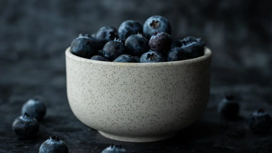 Fresh ingredients being prepared for homemade dog food in a kitchen bowl
