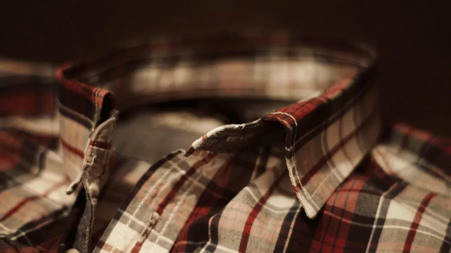Man in casual cotton t-shirt showing natural fabric texture and comfortable fit