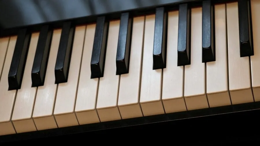 Musician evaluating different music equipment options, representing the range of choices available at different price points