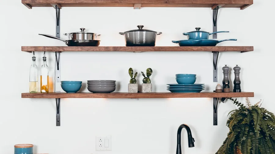 Person organizing various food containers and kitchen items on counter to compare storage options
