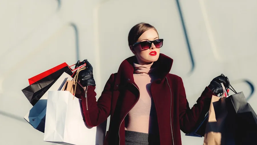 Person thoughtfully comparing different product options while shopping, evaluating value and price