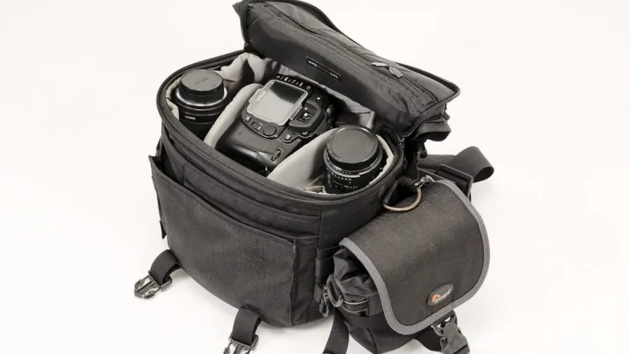 Professional examining camera equipment and lens resolution for inspection work
